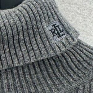 Sold-Lauren Ralph Lauren Gray Turtleneck Sweater